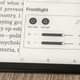 A close-up of the Frontlight adjustment options opened on the Onyx Boox Leaf 2 e-reader.